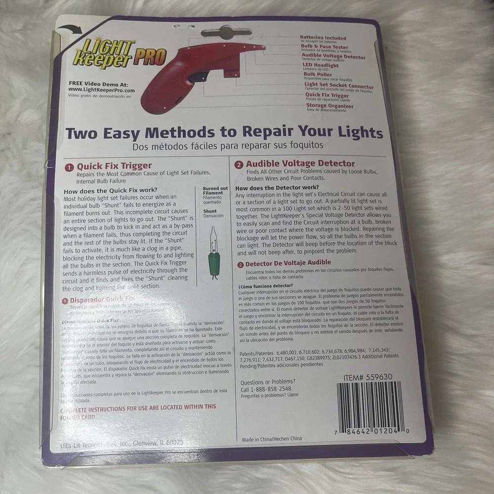 LightKeeper Pro Christmas Light Repair Tool – NEW Sealed – As Seen on TV